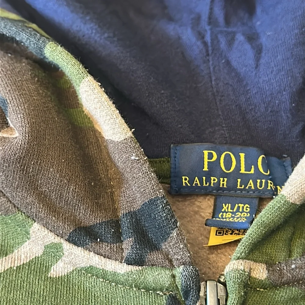 POLO RALPH  LAUREN zip up hoodie